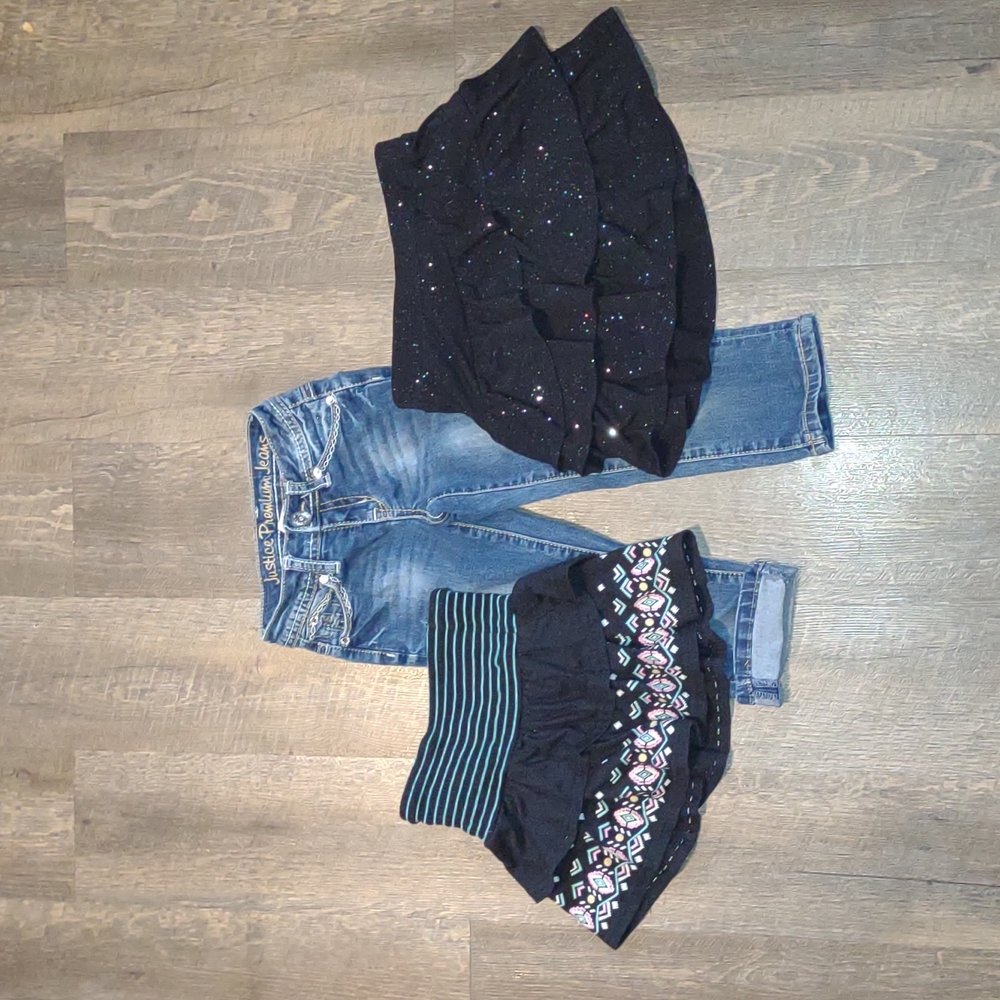 Girls justice bottoms size 7